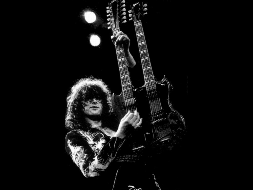 Jimmy Page mÃ­tico guitarrista de Led Zeppelin