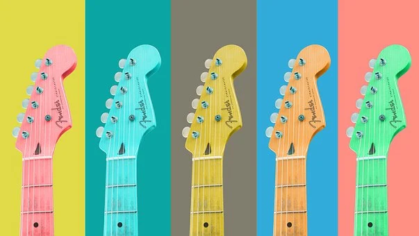 Guitarras Fender de colores