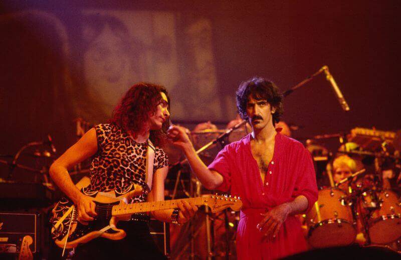Steve Vai con Frank Zappa