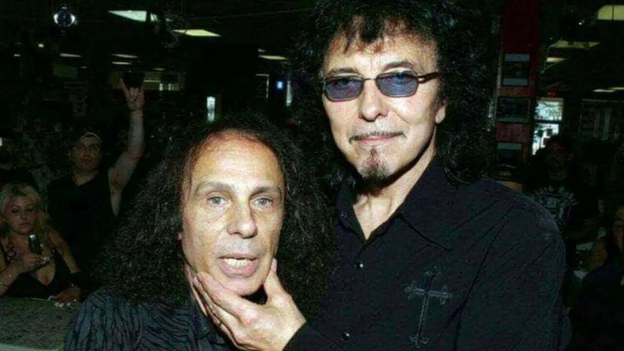 Tony Iommi con Dio