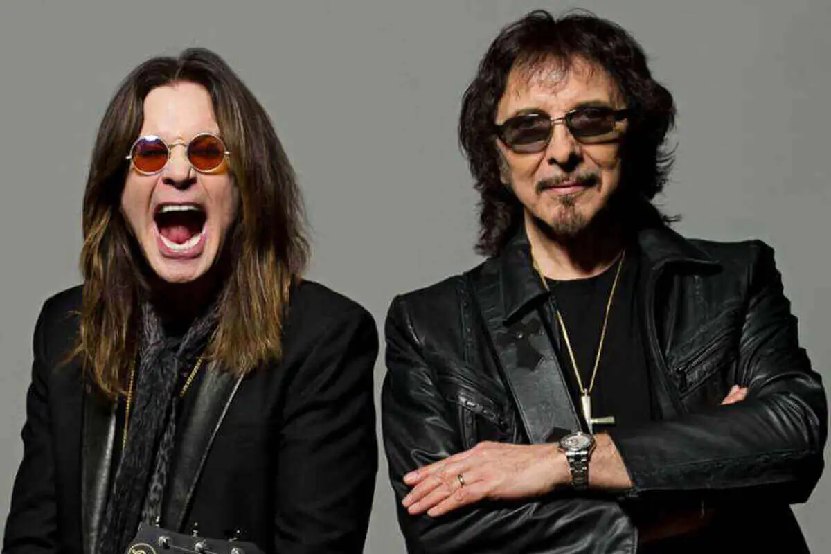 Tony Iommi con Ozzy Osbourne