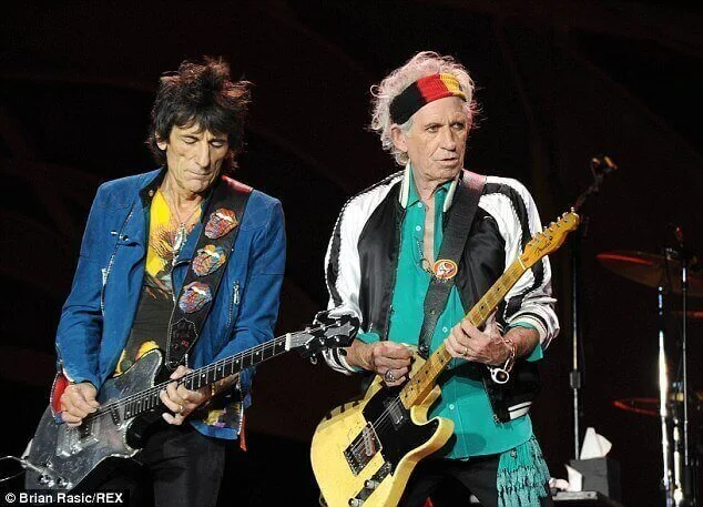 Keith Richards & Ronnie Wood de The Rolling Stones