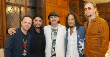 Metallica con Carlos Santana