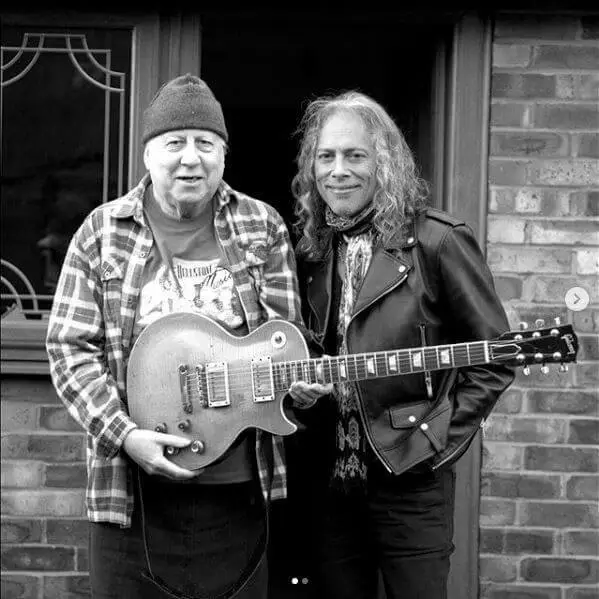 Hammett con Peter Green